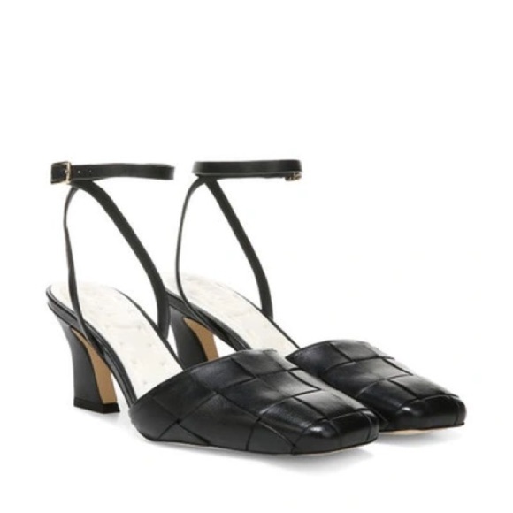 FRANCO SARTO Daisy Ankle Strap Pump In Black - Picture 1 of 6